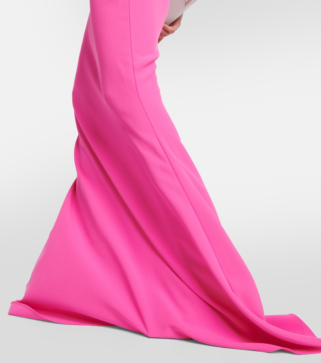 Robe Ambrette aus Crêpe und Satin | Safiyaa