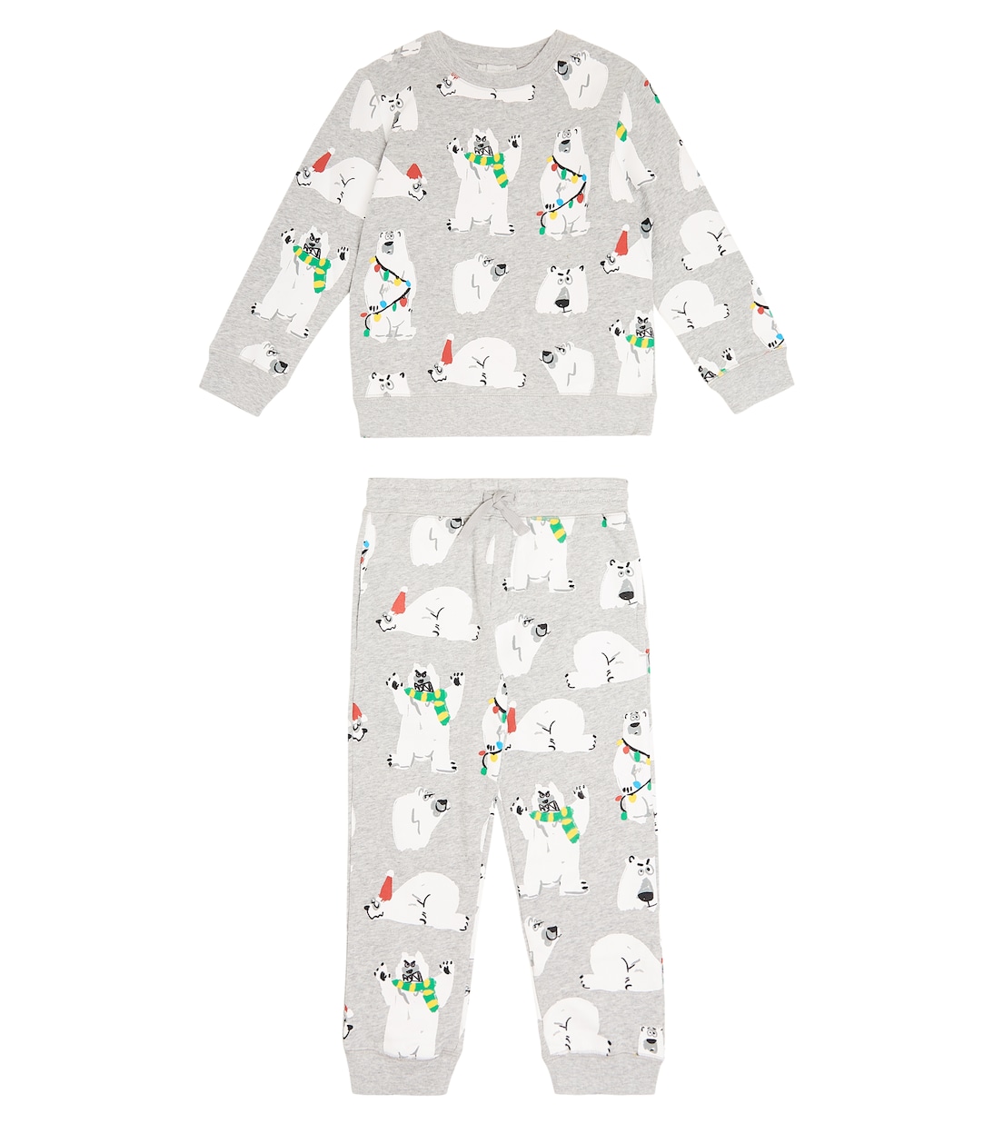 Printed cotton jersey sweater and sweatpants | Stella McCartney Kids
