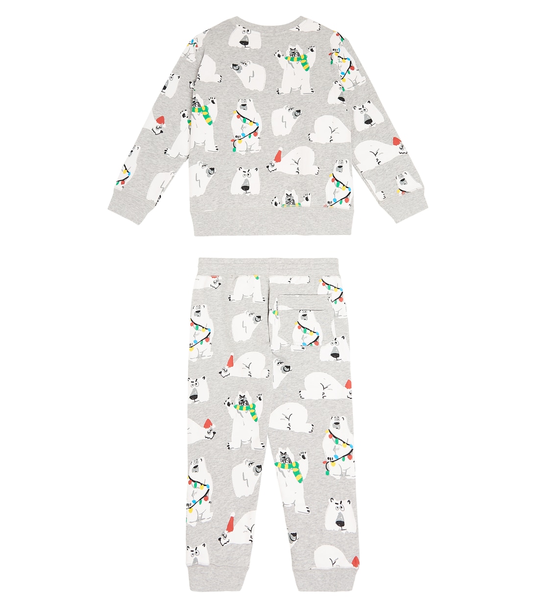 Printed cotton jersey sweater and sweatpants | Stella McCartney Kids