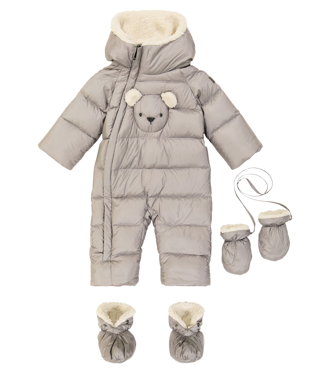 Baby paneled snowsuit in grey Il Gufo Mytheresa