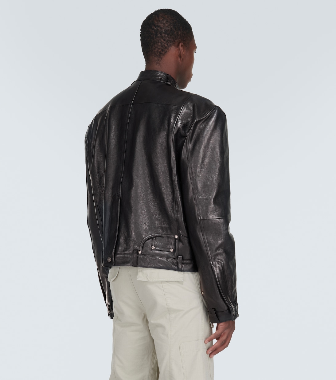 Oversize-Lederjacke | Balenciaga