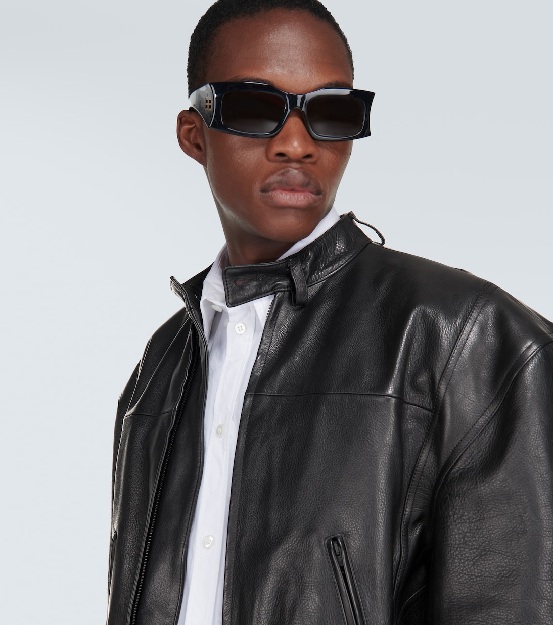 Oversize-Lederjacke | Balenciaga