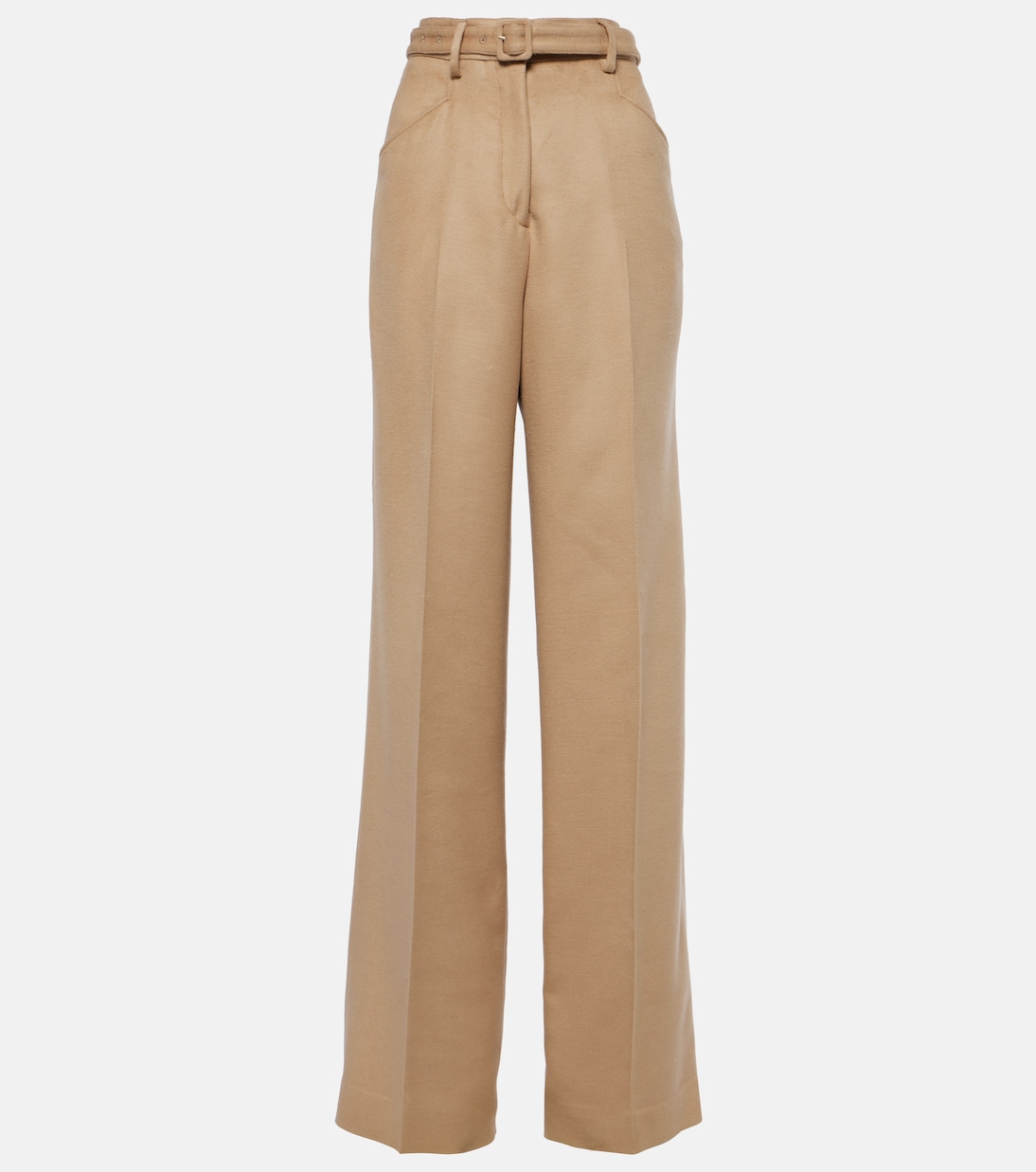 Weite High-Rise-Hose Norman aus Seide | Gabriela Hearst