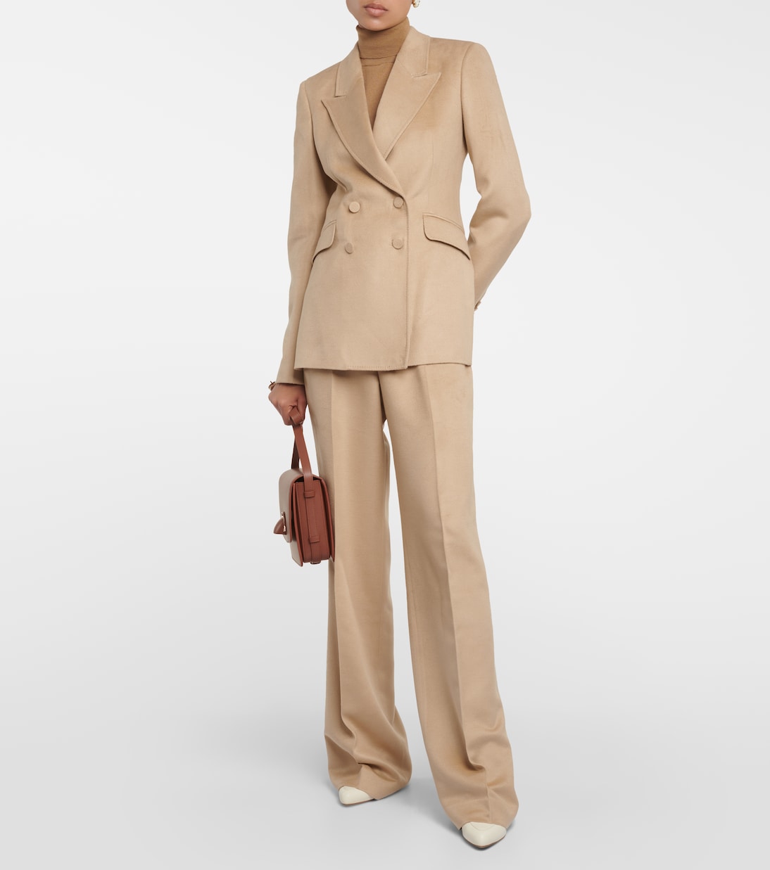 Weite High-Rise-Hose Norman aus Seide | Gabriela Hearst