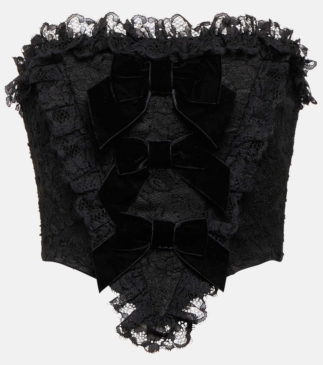 Bustier-Top aus Spitze | Alessandra Rich