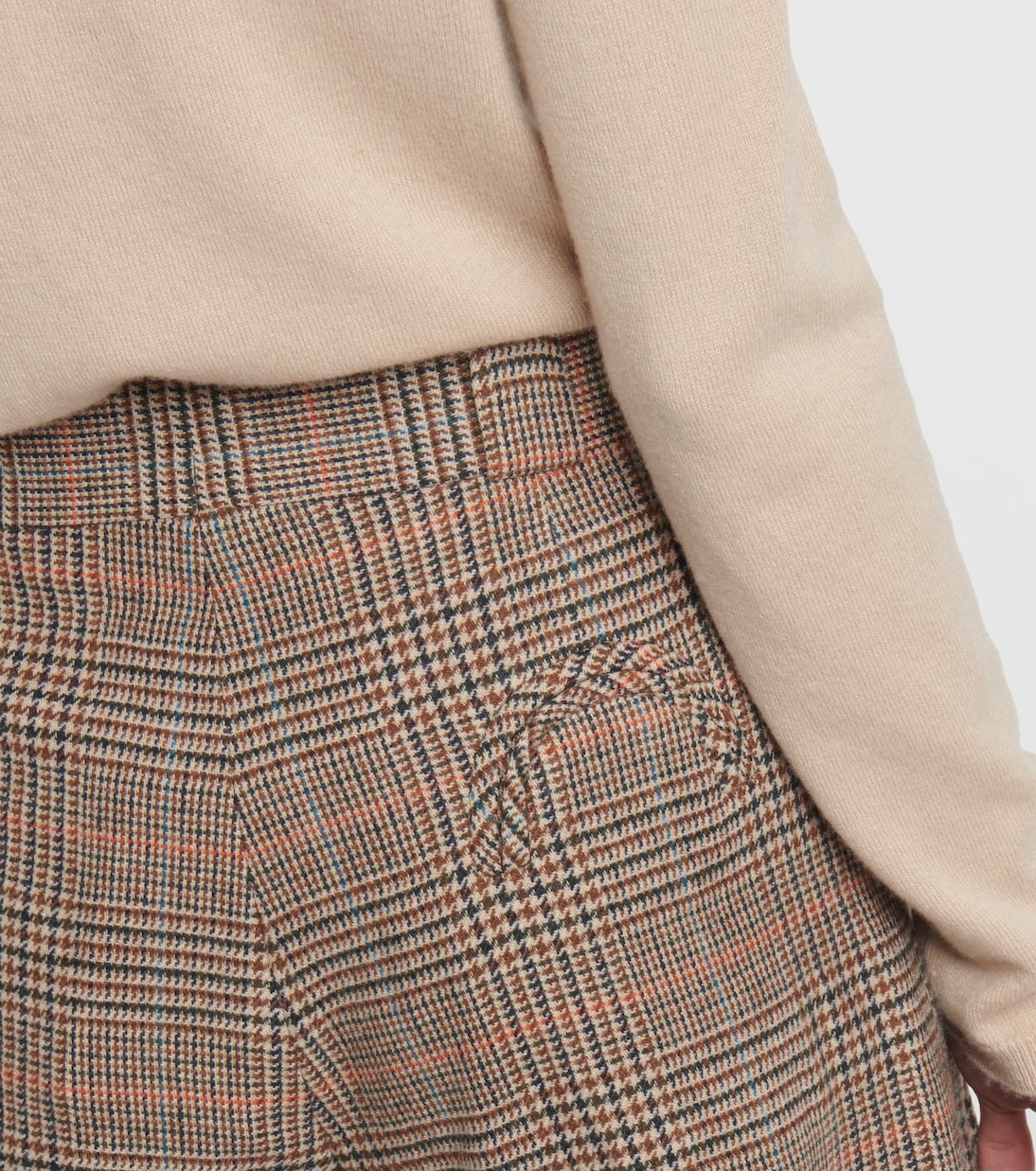 Pleated high-rise shorts | Blazé Milano