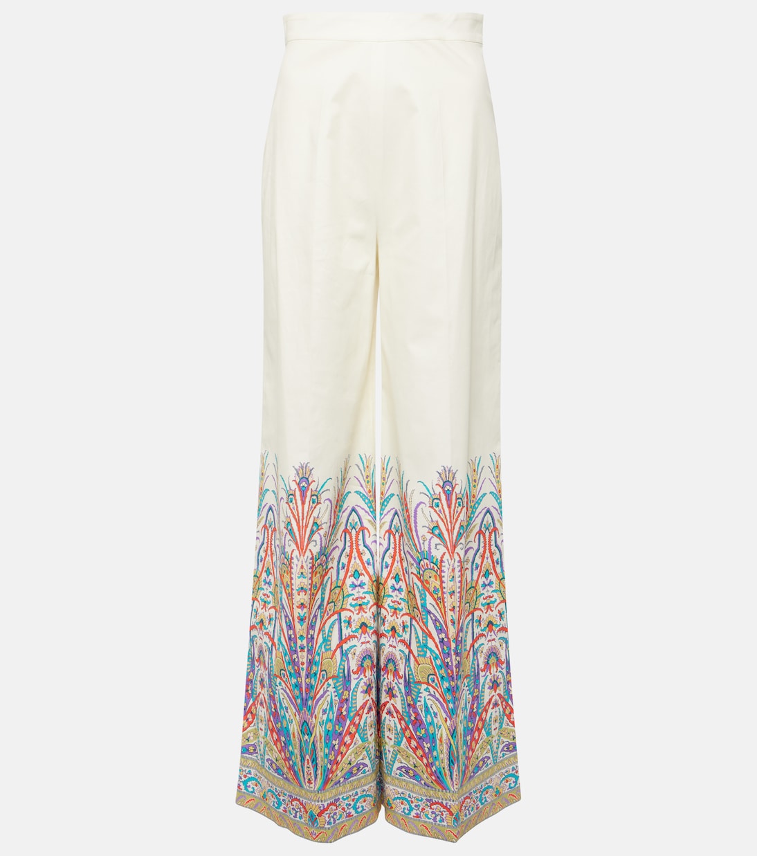 Pantaloni a gamba larga in misto cotone con stampa | Etro