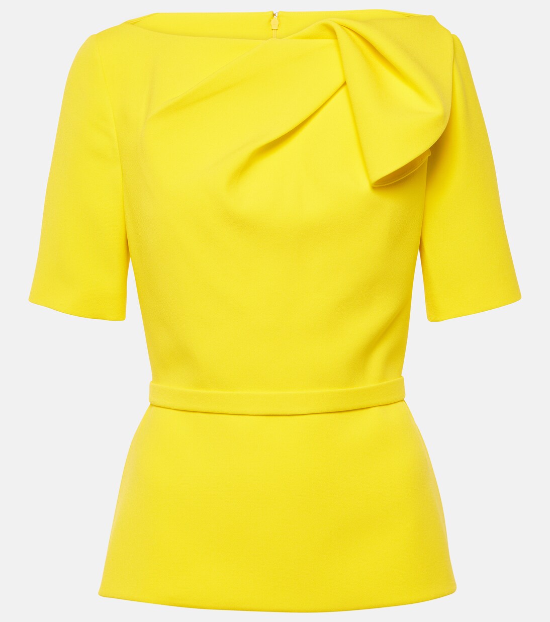 Mattea draped crêpe top | Safiyaa