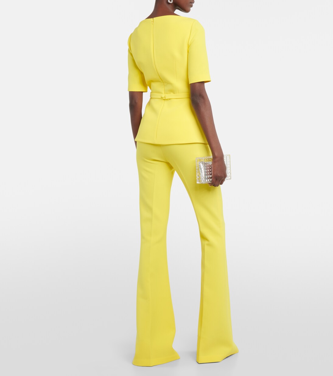 Mattea draped crêpe top | Safiyaa