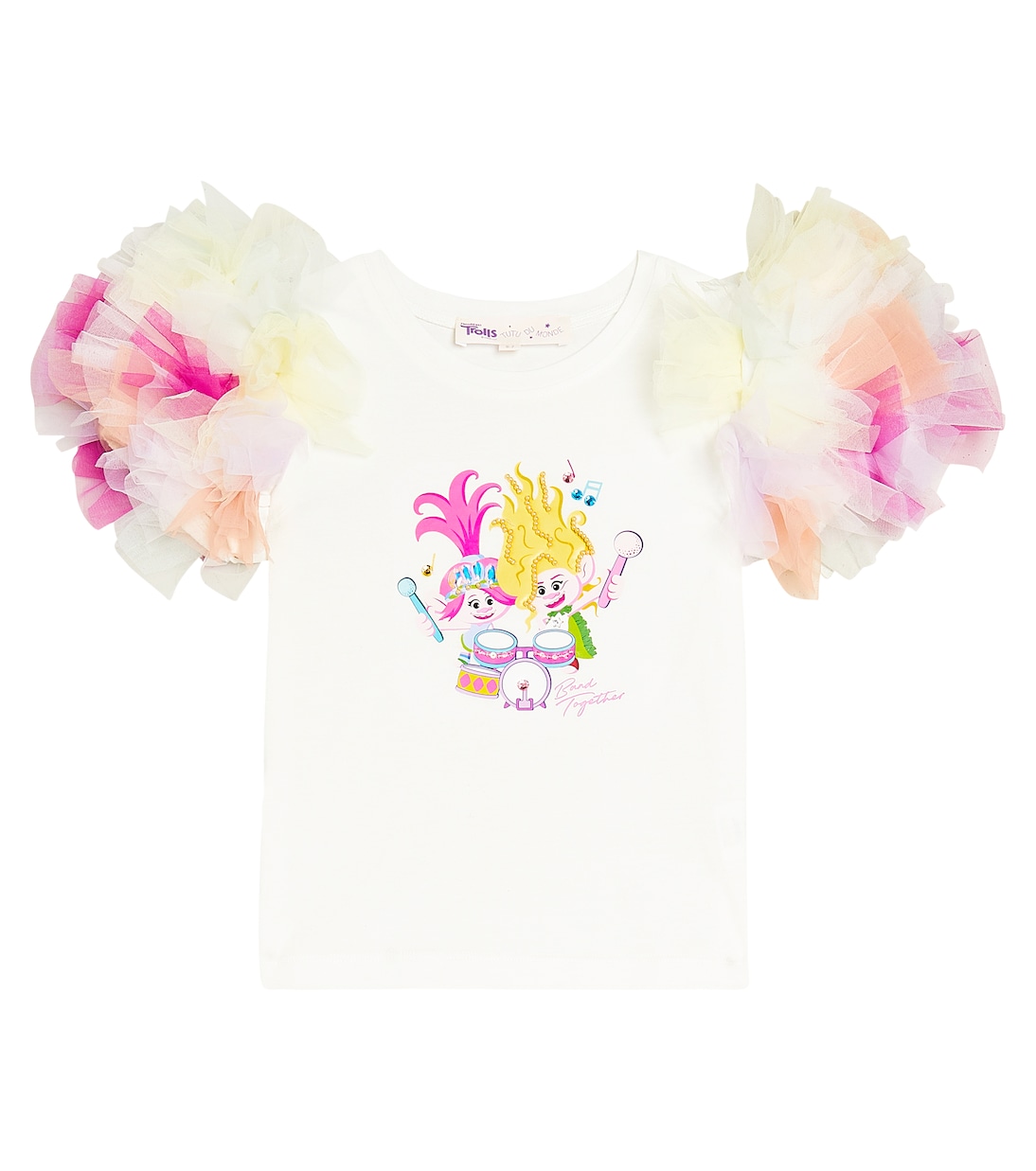 x Trolls tulle-trimmed cotton T-shirt | Tutu Du Monde