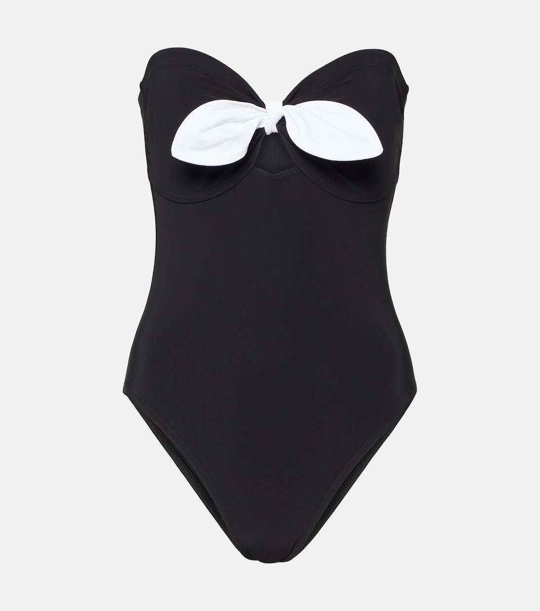 Costume intero Alula a fascia con fiocco | Karla Colletto
