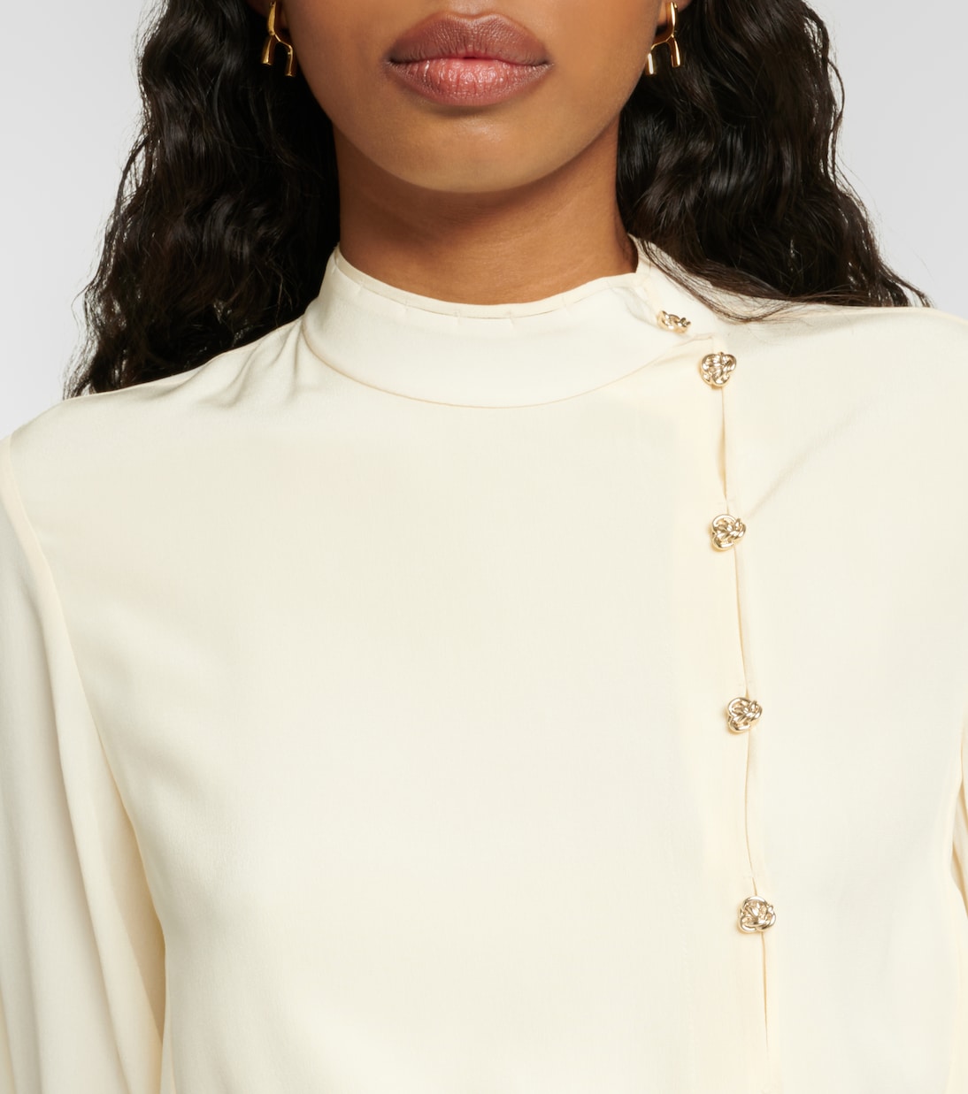 Robe midi en soie | Chloé