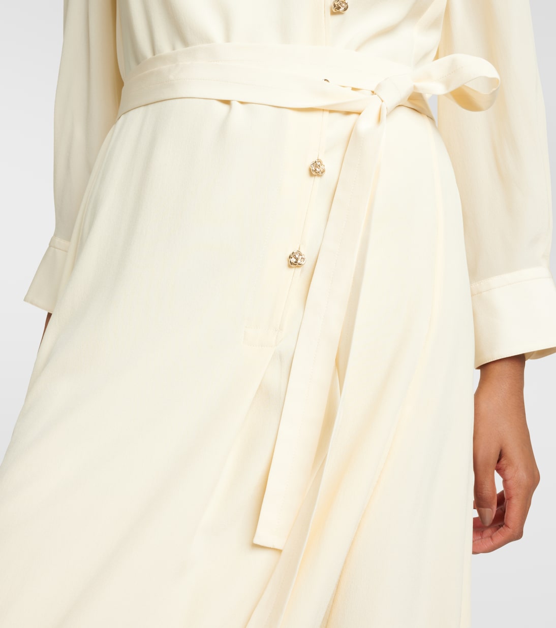 Robe midi en soie | Chloé