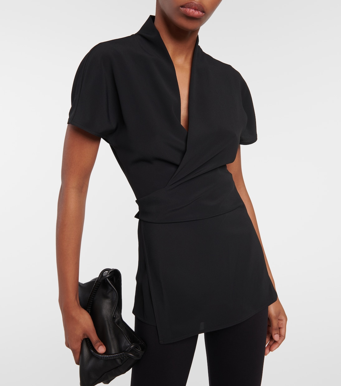 Top Laura de crepé de mezcla de seda | Rick Owens