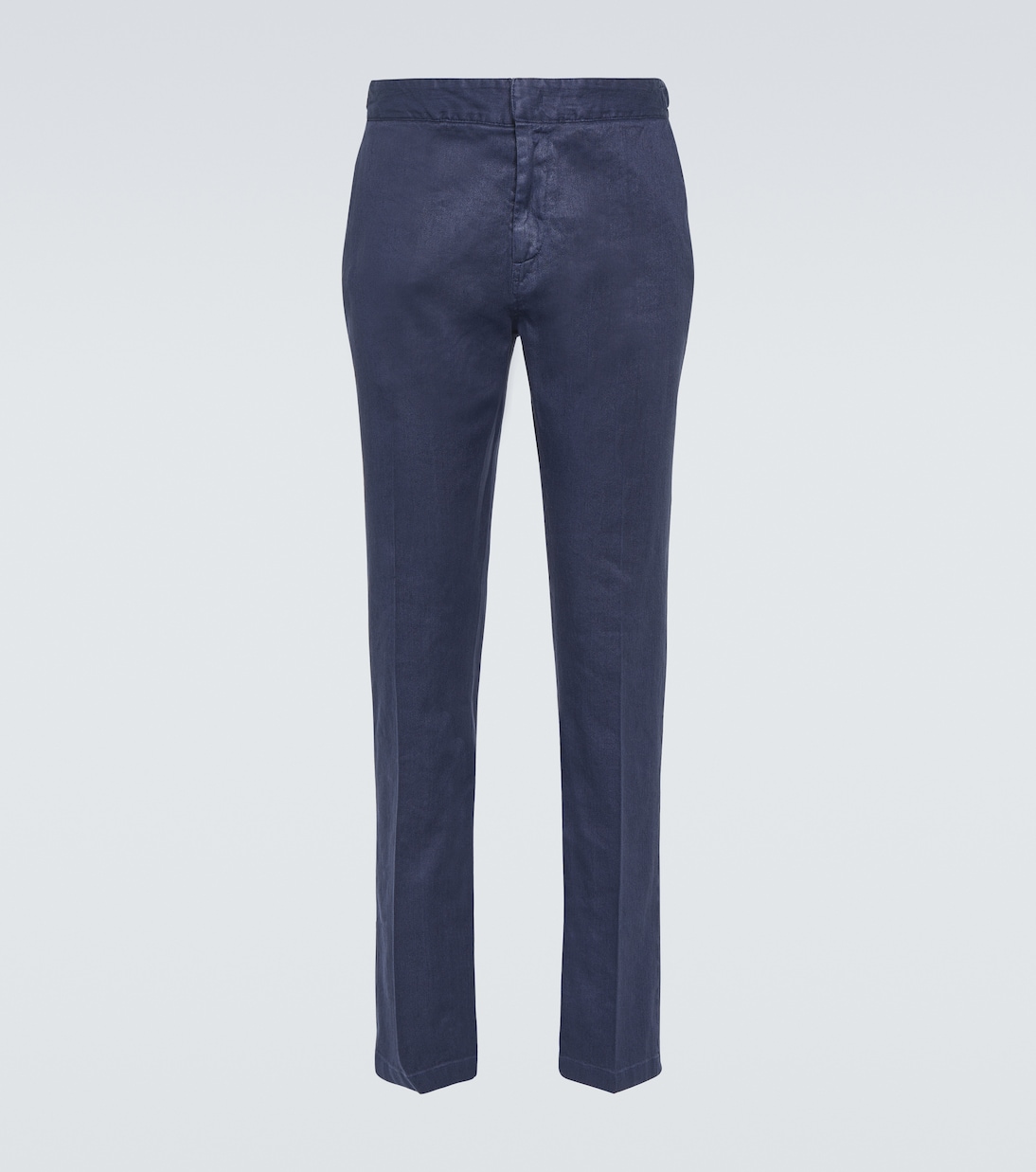 Schmale Hose aus Leinen und Baumwolle | Loro Piana