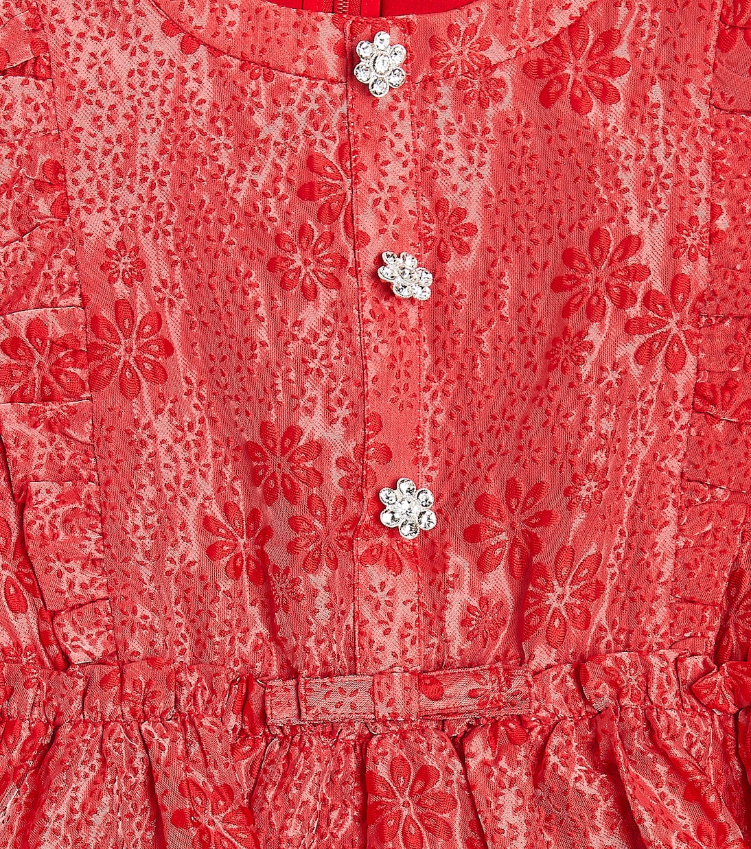 Verziertes Kleid aus Jacquard | Self-Portrait Kids
