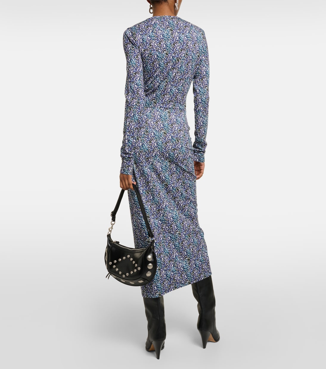 Vestido midi Jelina de jersey floral | Marant Etoile