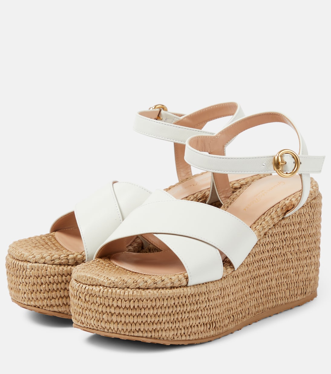 Sandali in suede con zeppa | Gianvito Rossi