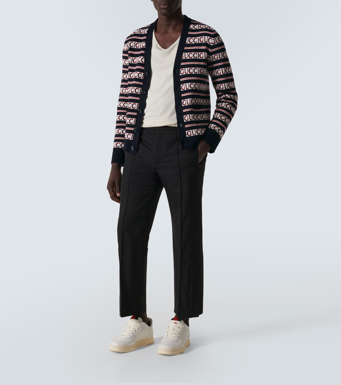 Sneakers Gucci Re-Web aus Leder | Gucci