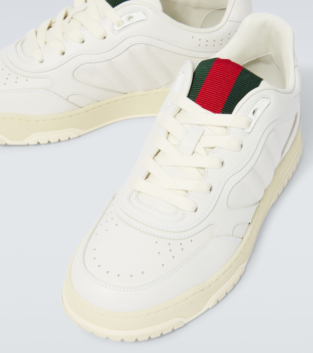 Sneakers Gucci Re-Web aus Leder | Gucci