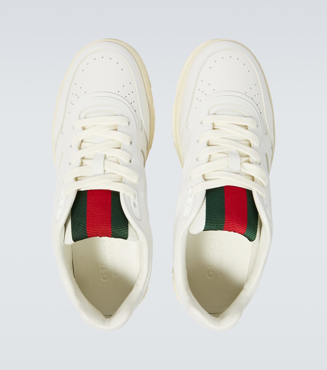 Sneakers Gucci Re-Web aus Leder | Gucci