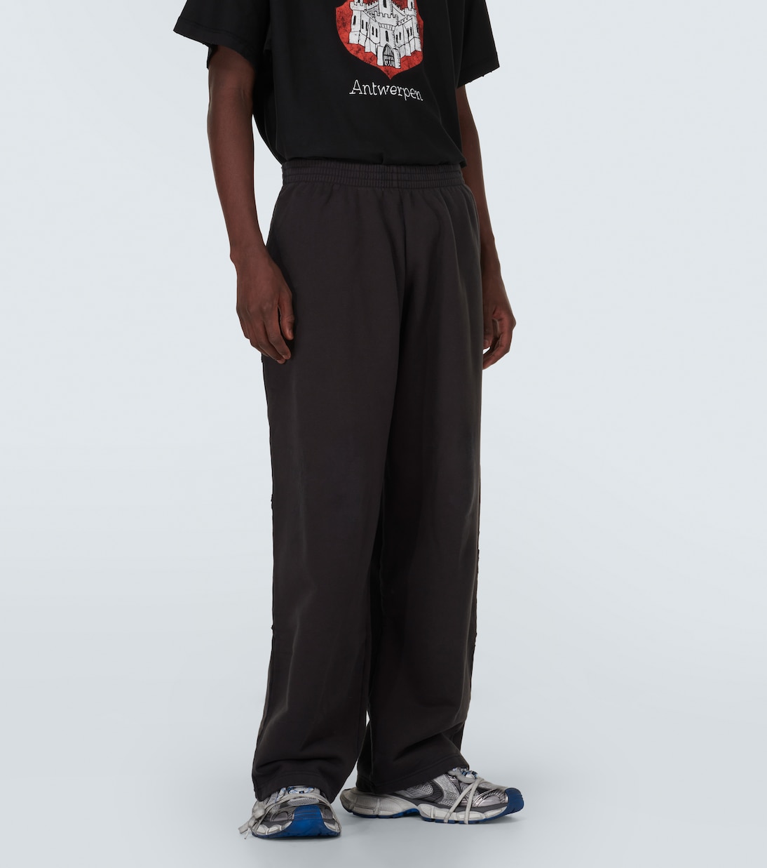 Pantalones deportivos de felpa de algodón | Balenciaga