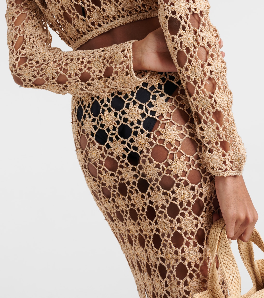 Bella crochet cotton crop top | Anna Kosturova