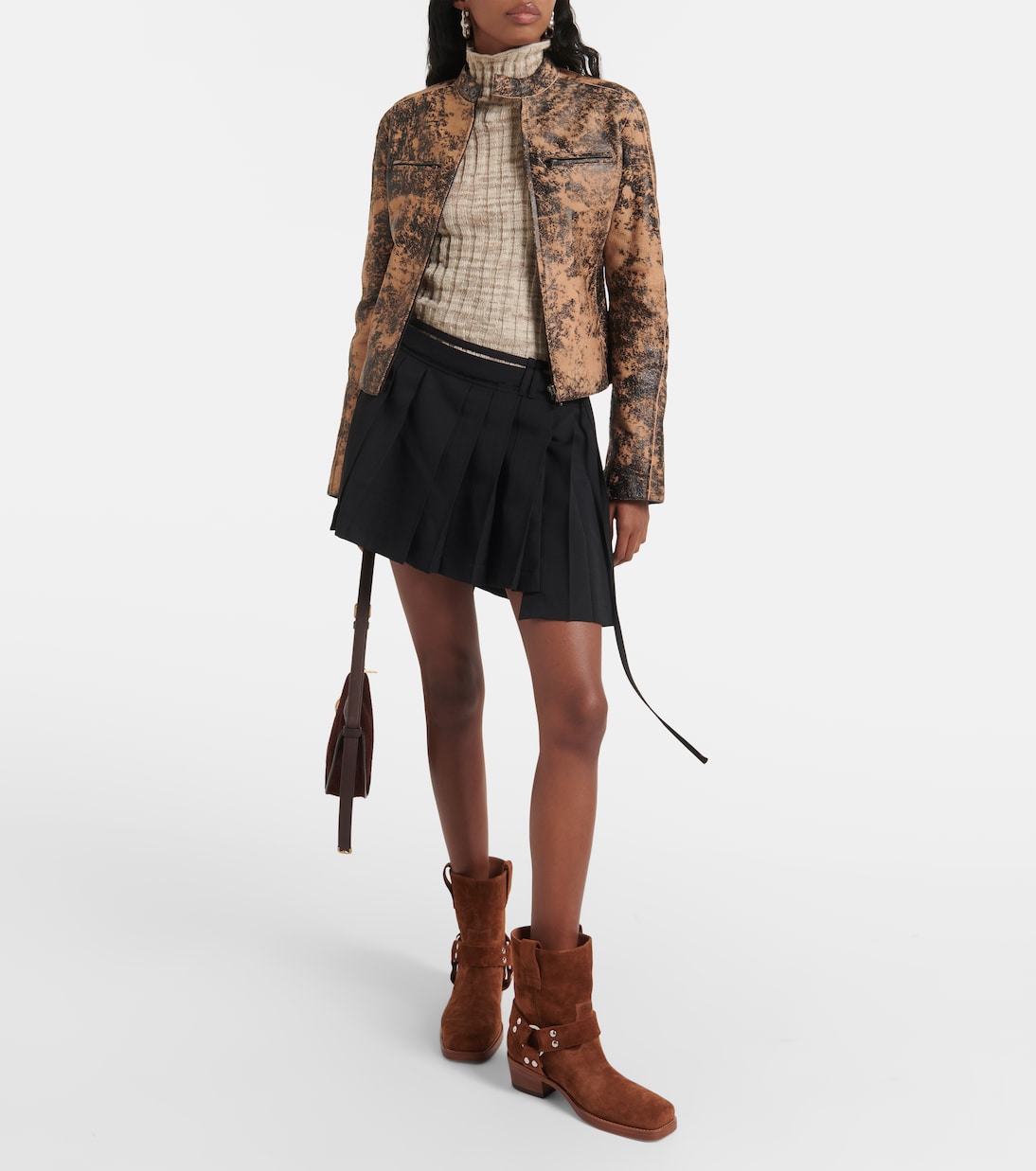 Roxy 45 suede biker boots | Paris Texas