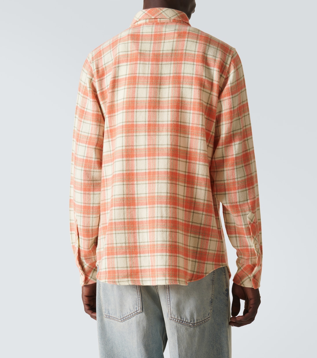 Camisa de cachemir a cuadros | God's True Cashmere