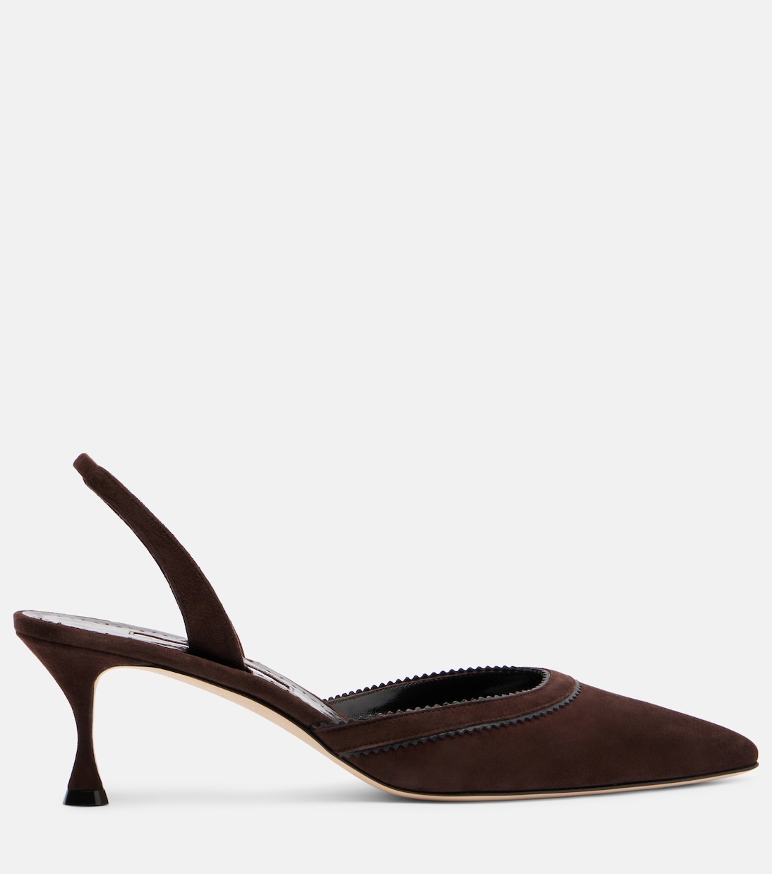 Escarpins Brontiasli 50 en daim | Manolo Blahnik