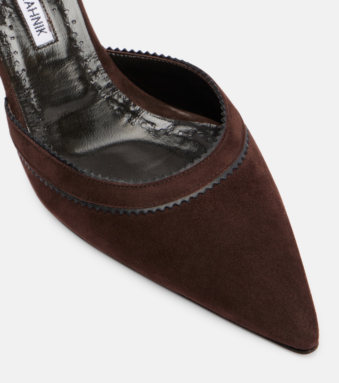 Escarpins Brontiasli 50 en daim | Manolo Blahnik
