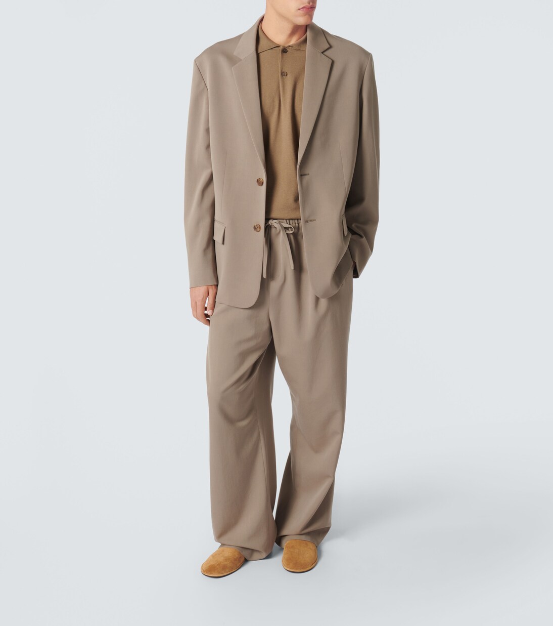 Weite Hose Donatello aus Wolle | The Row