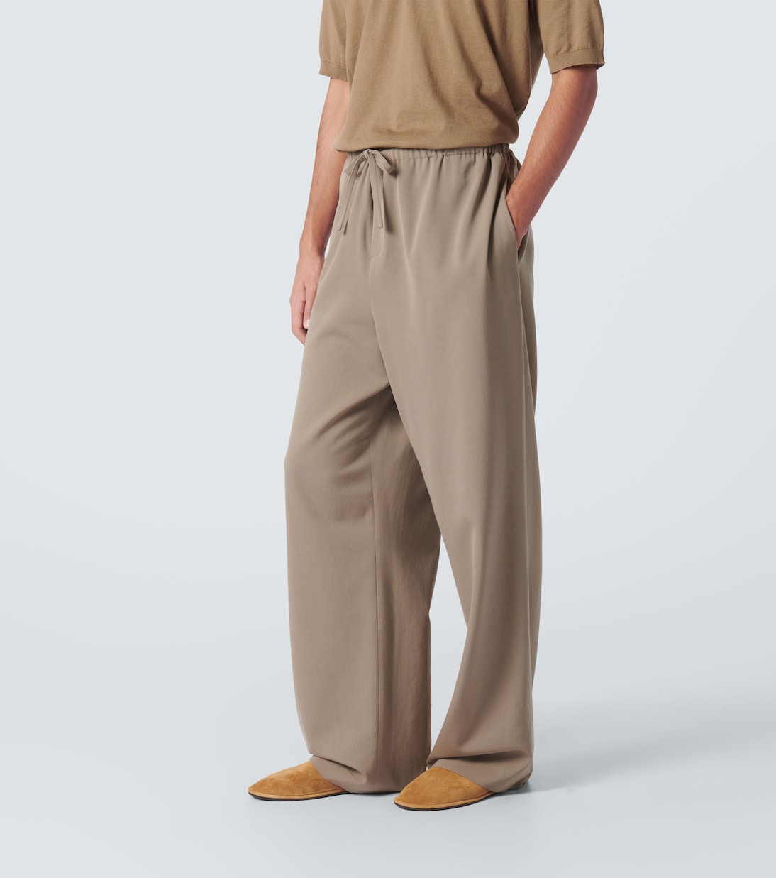 Weite Hose Donatello aus Wolle | The Row