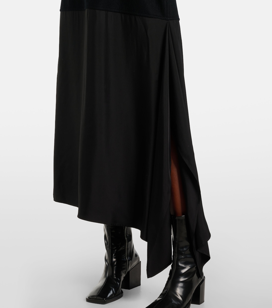 Abito midi convertibile in lana | Jil Sander