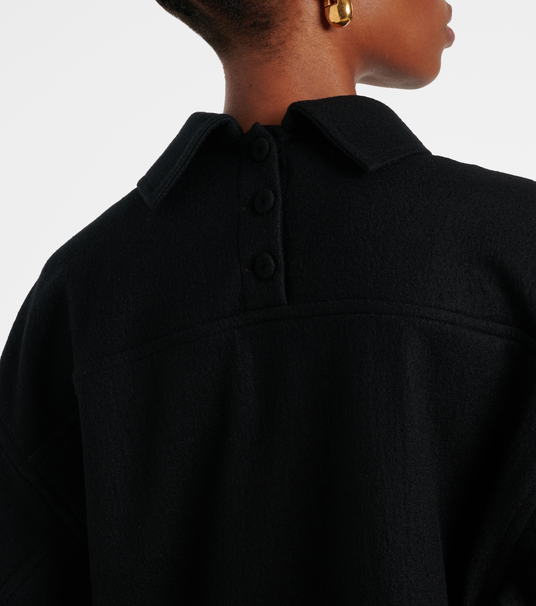 Abito midi convertibile in lana | Jil Sander