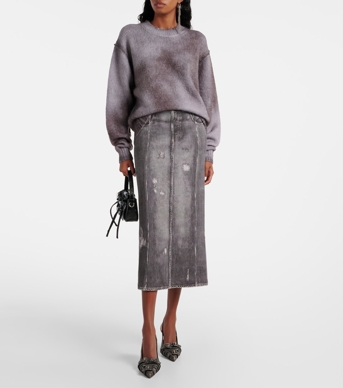 Denim midi skirt | Acne Studios