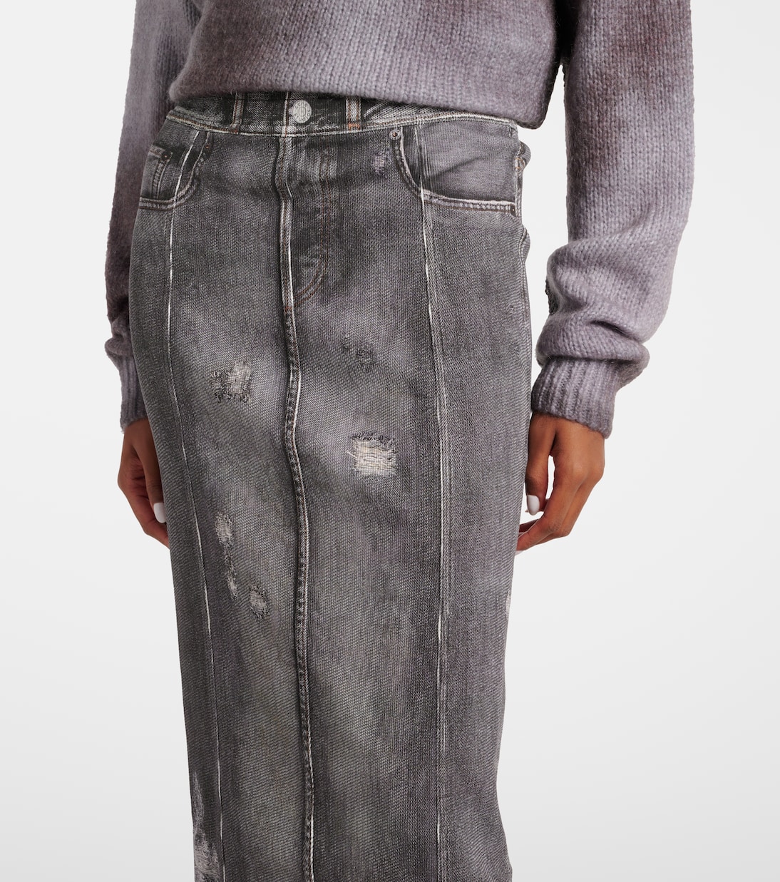 Denim midi skirt | Acne Studios