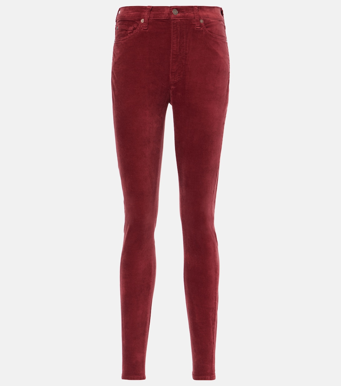 Pantaloni slim in velluto a coste a vita alta | 7 For All Mankind