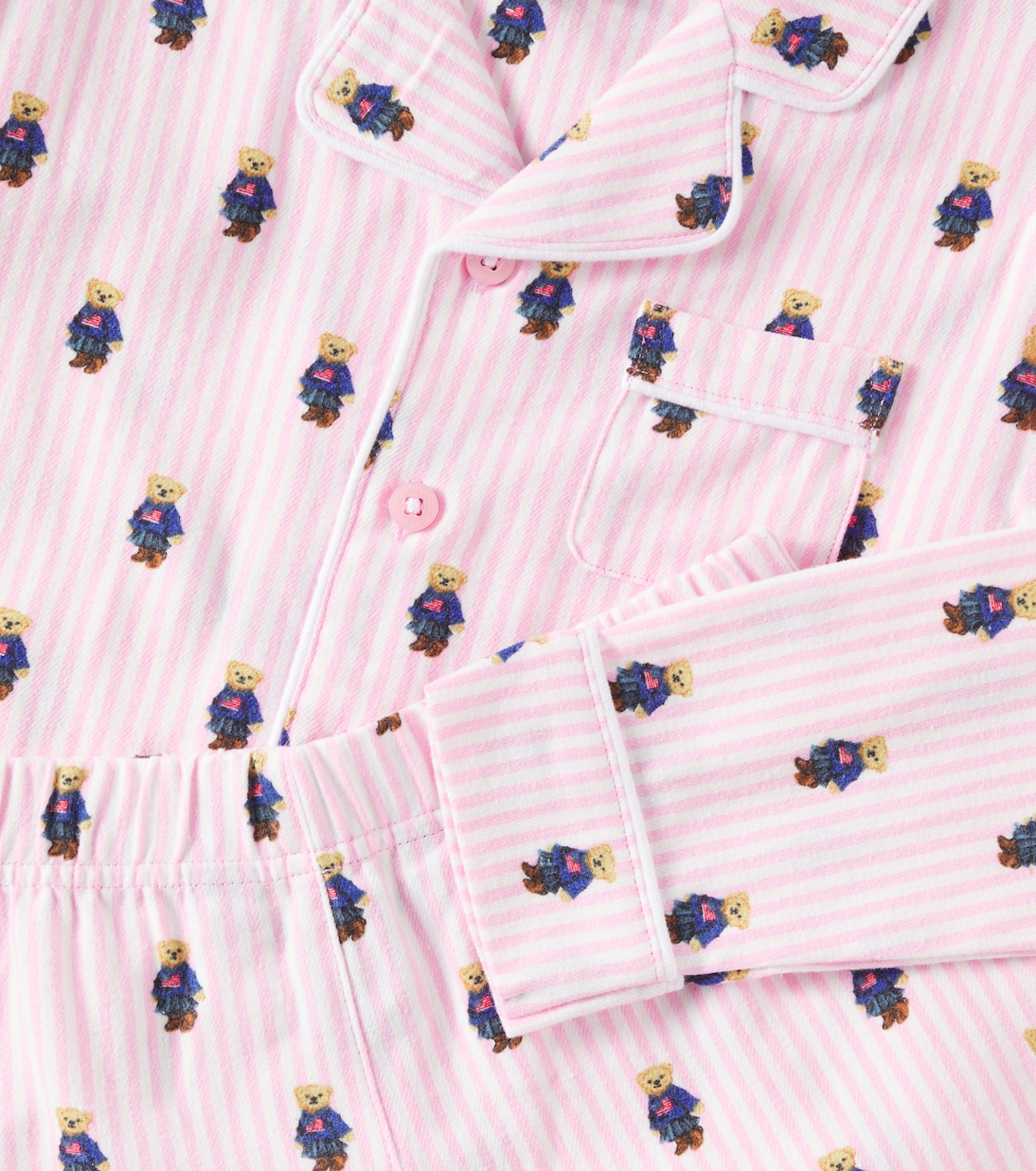 Pijama de franela de algodón | Polo Ralph Lauren Kids