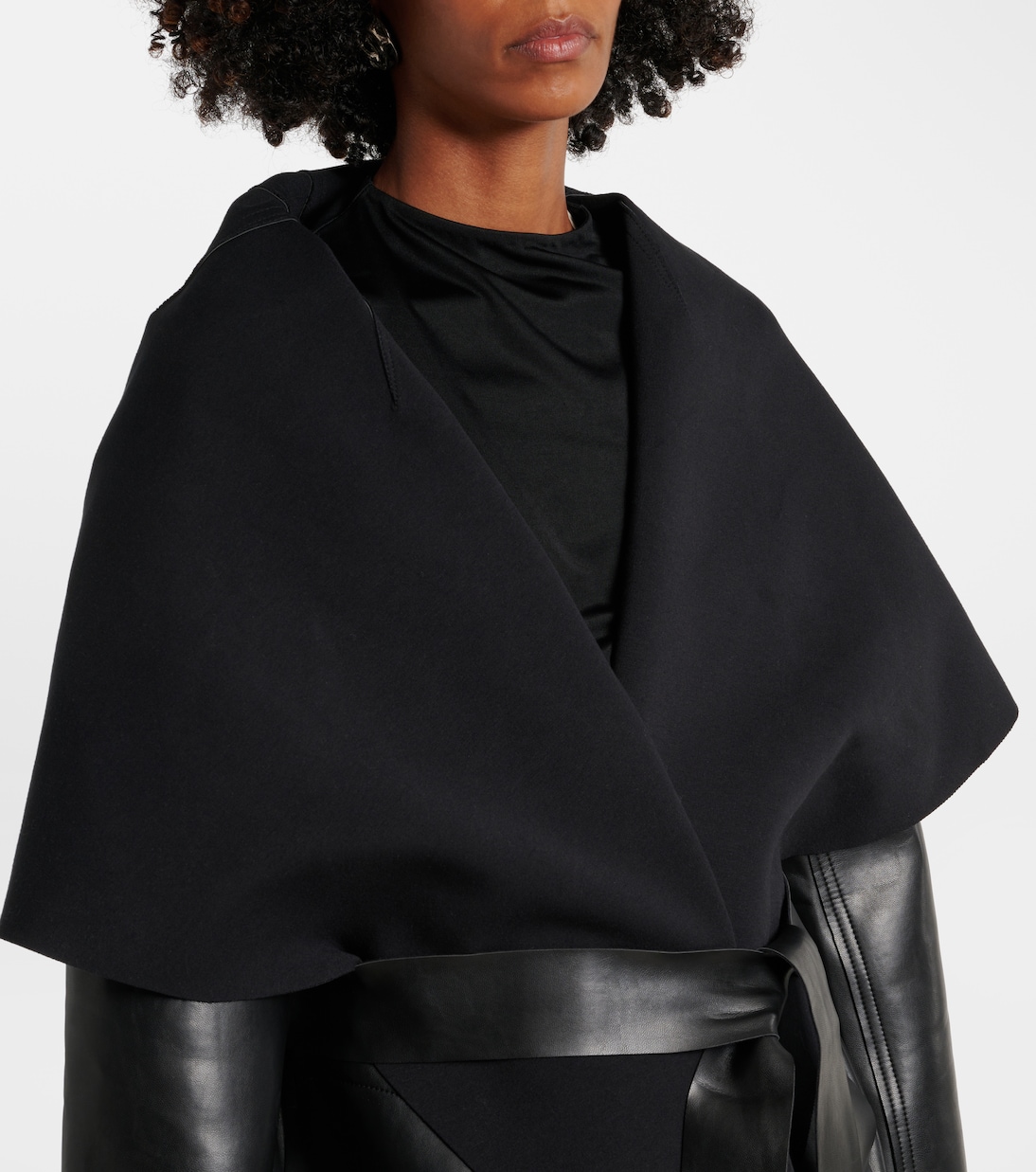 Cappotto reversibile in similpelle | Norma Kamali