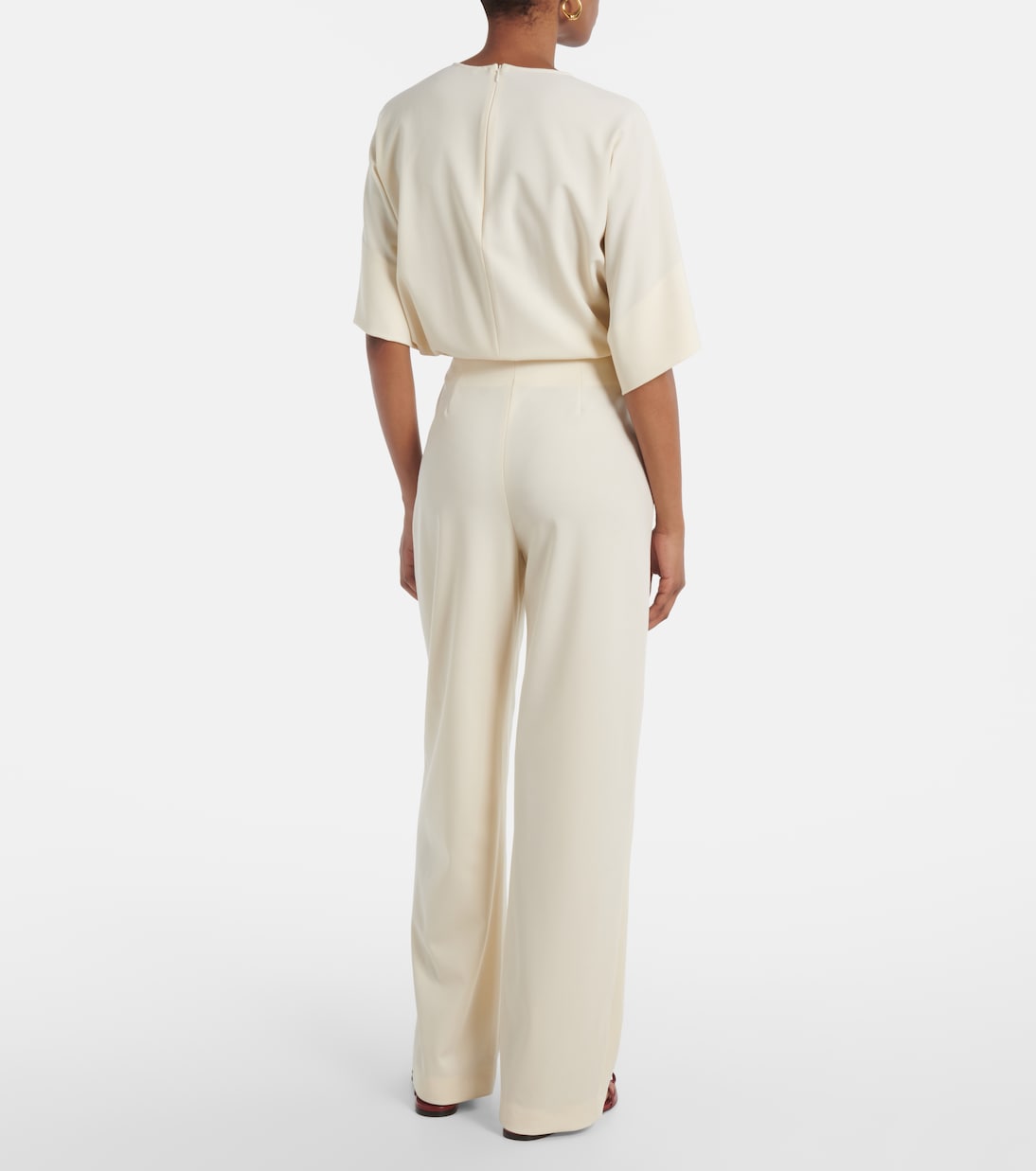 Pantaloni a gamba larga Larissa in misto lana | Fforme
