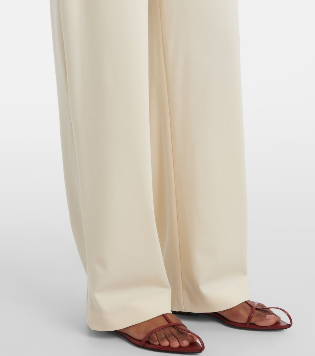 Pantaloni a gamba larga Larissa in misto lana | Fforme