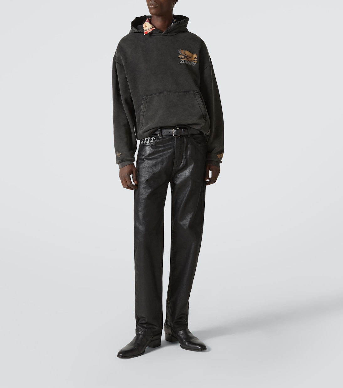 Felpa in jersey di cotone con logo | Amiri