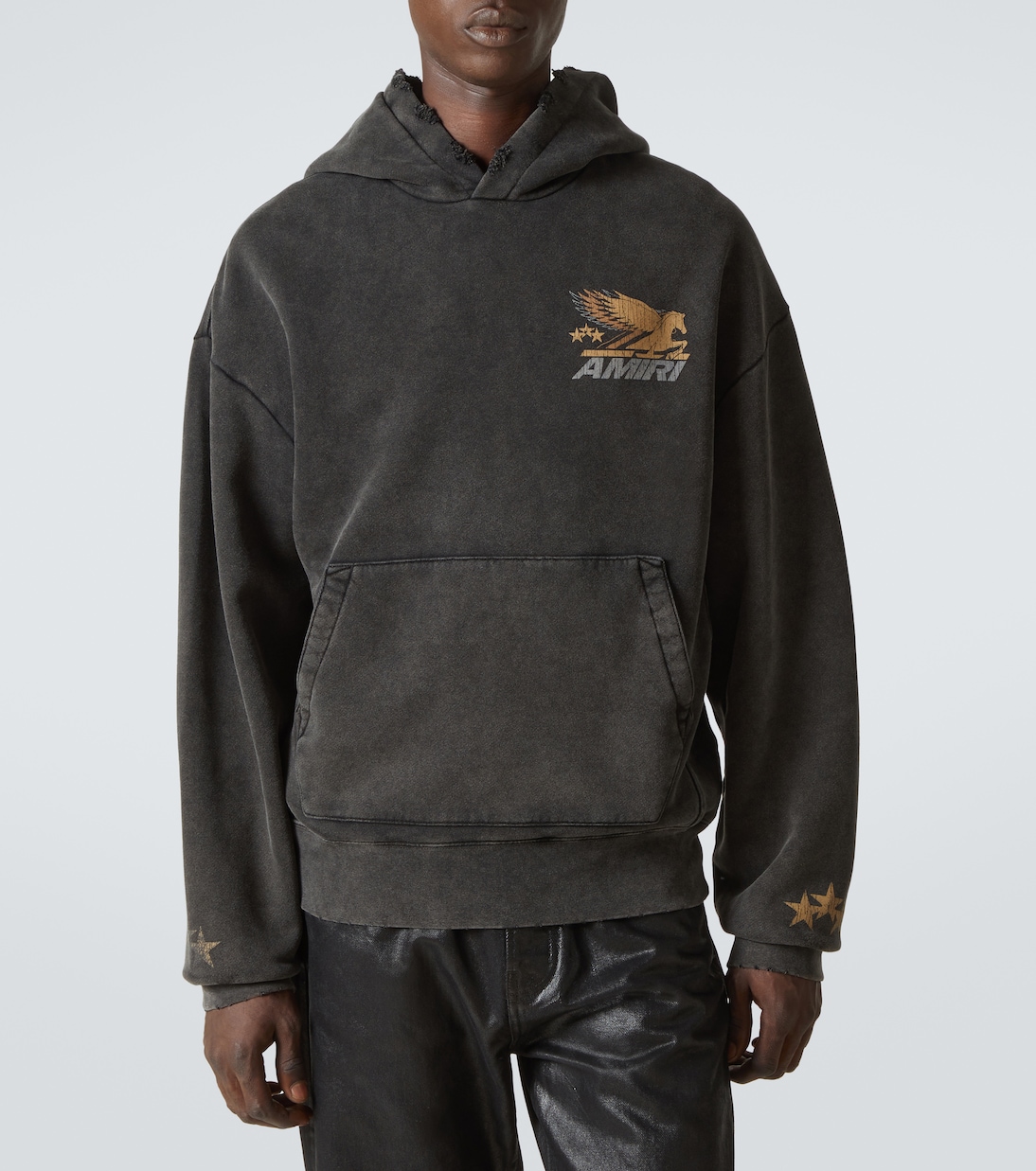Felpa in jersey di cotone con logo | Amiri