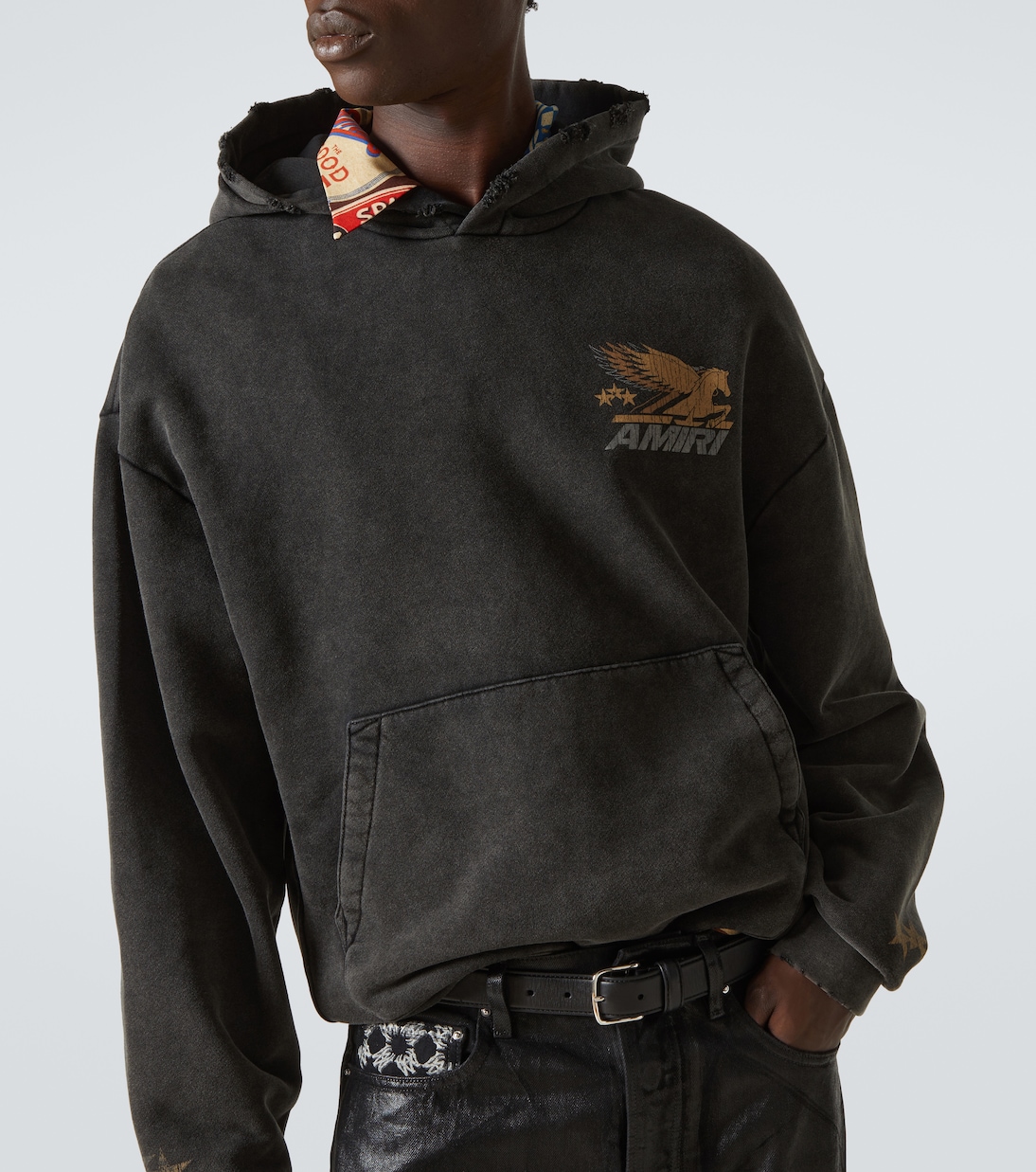 Felpa in jersey di cotone con logo | Amiri