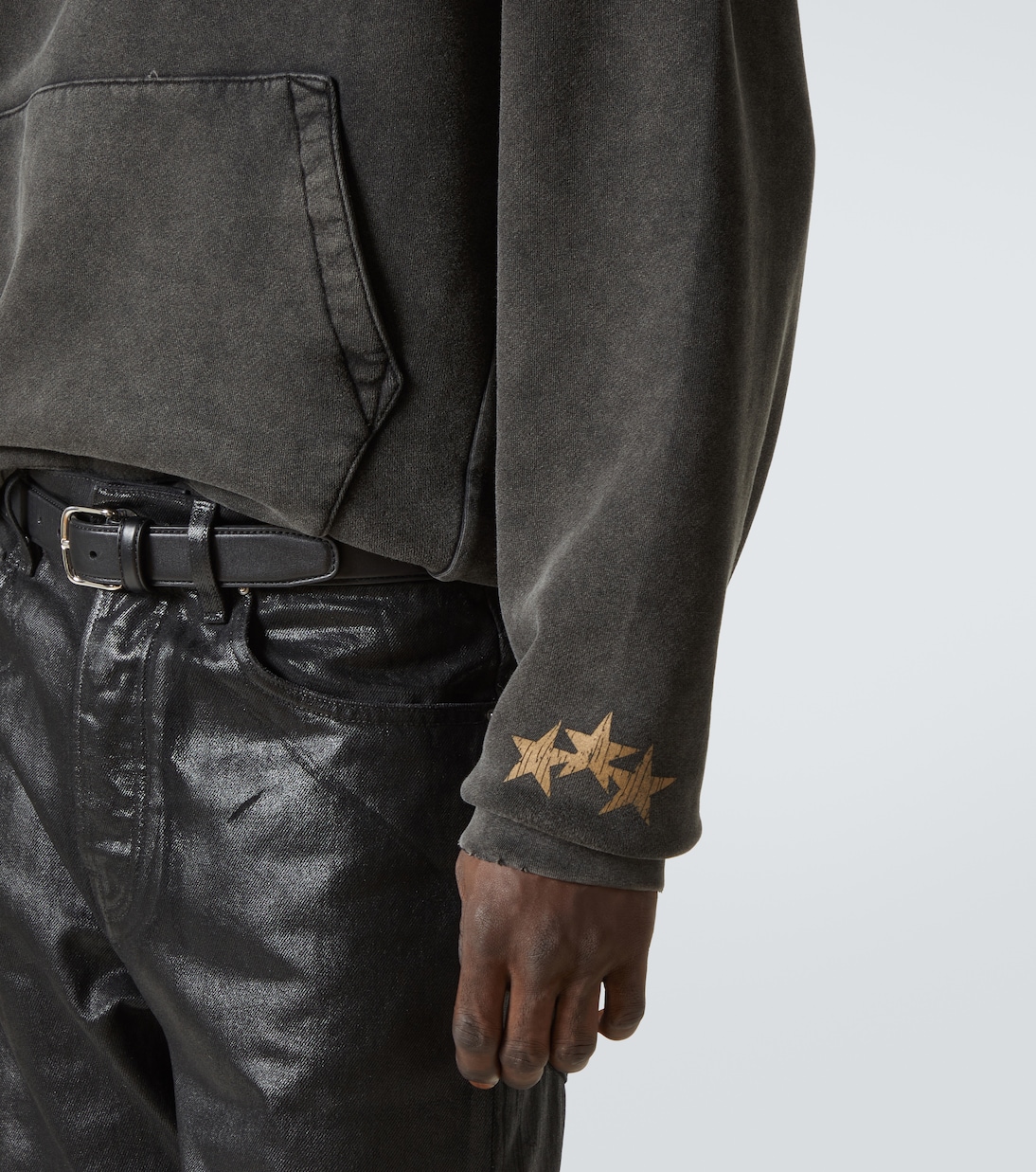 Felpa in jersey di cotone con logo | Amiri