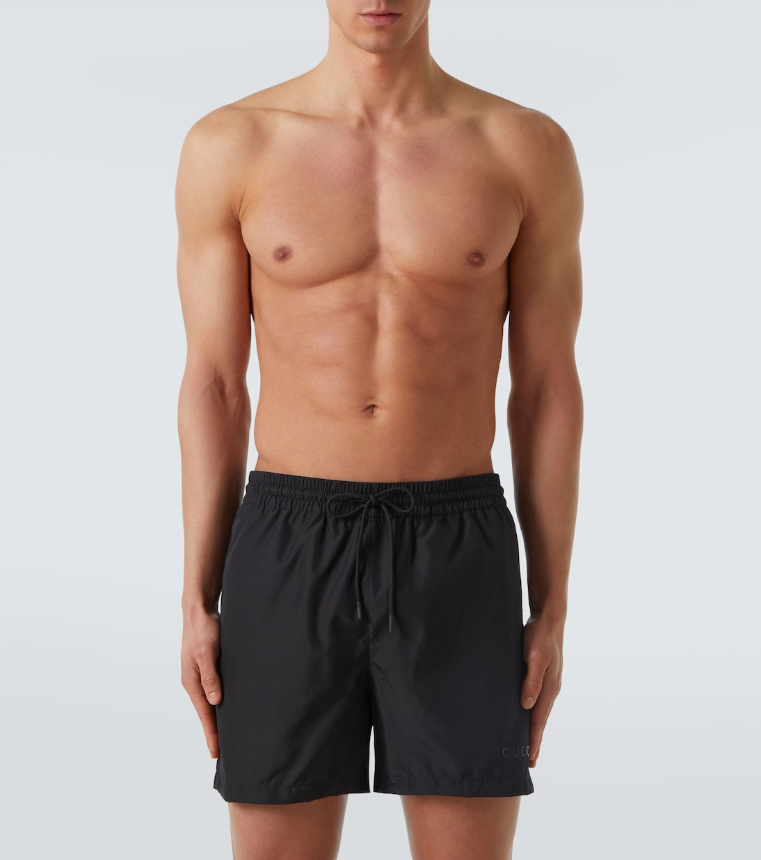 Logo poplin swim trunks | Gucci
