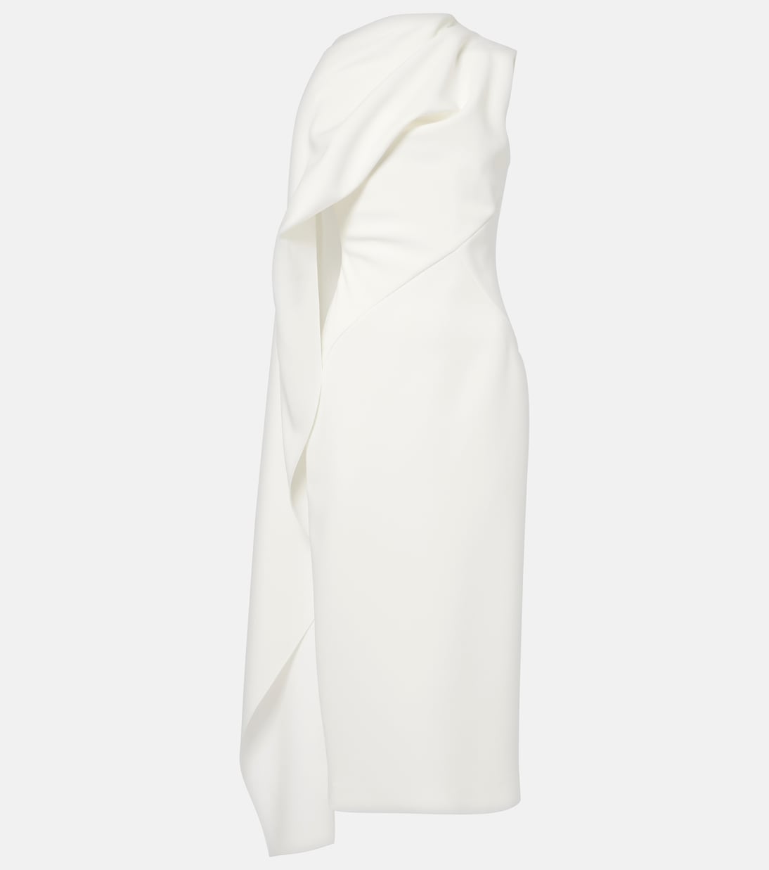 Robe midi de mariée Edith en crêpe | Roksanda