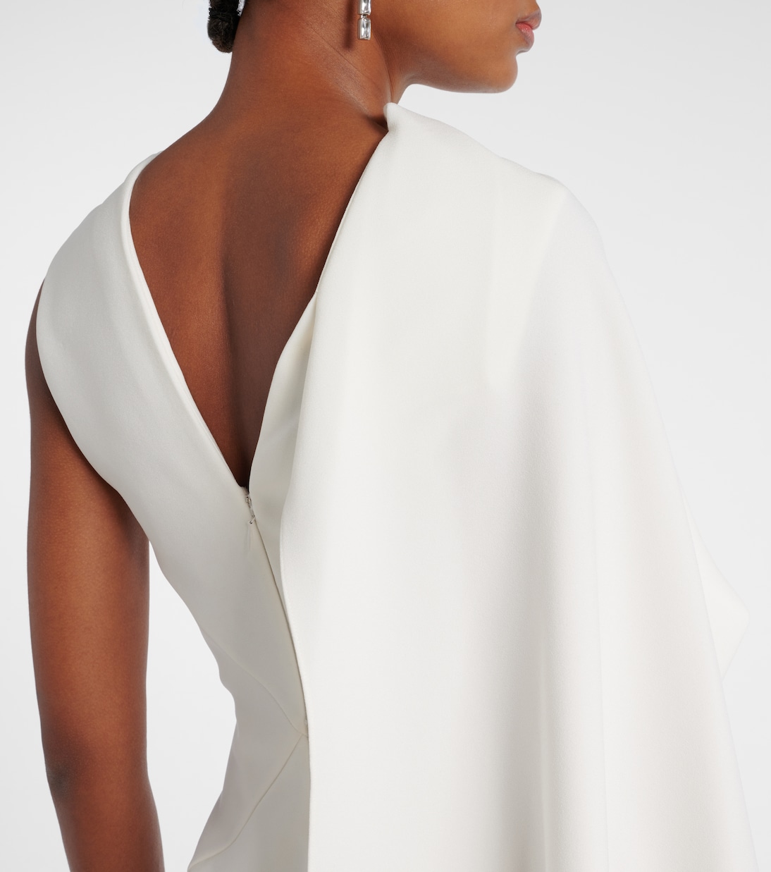 Robe midi de mariée Edith en crêpe | Roksanda