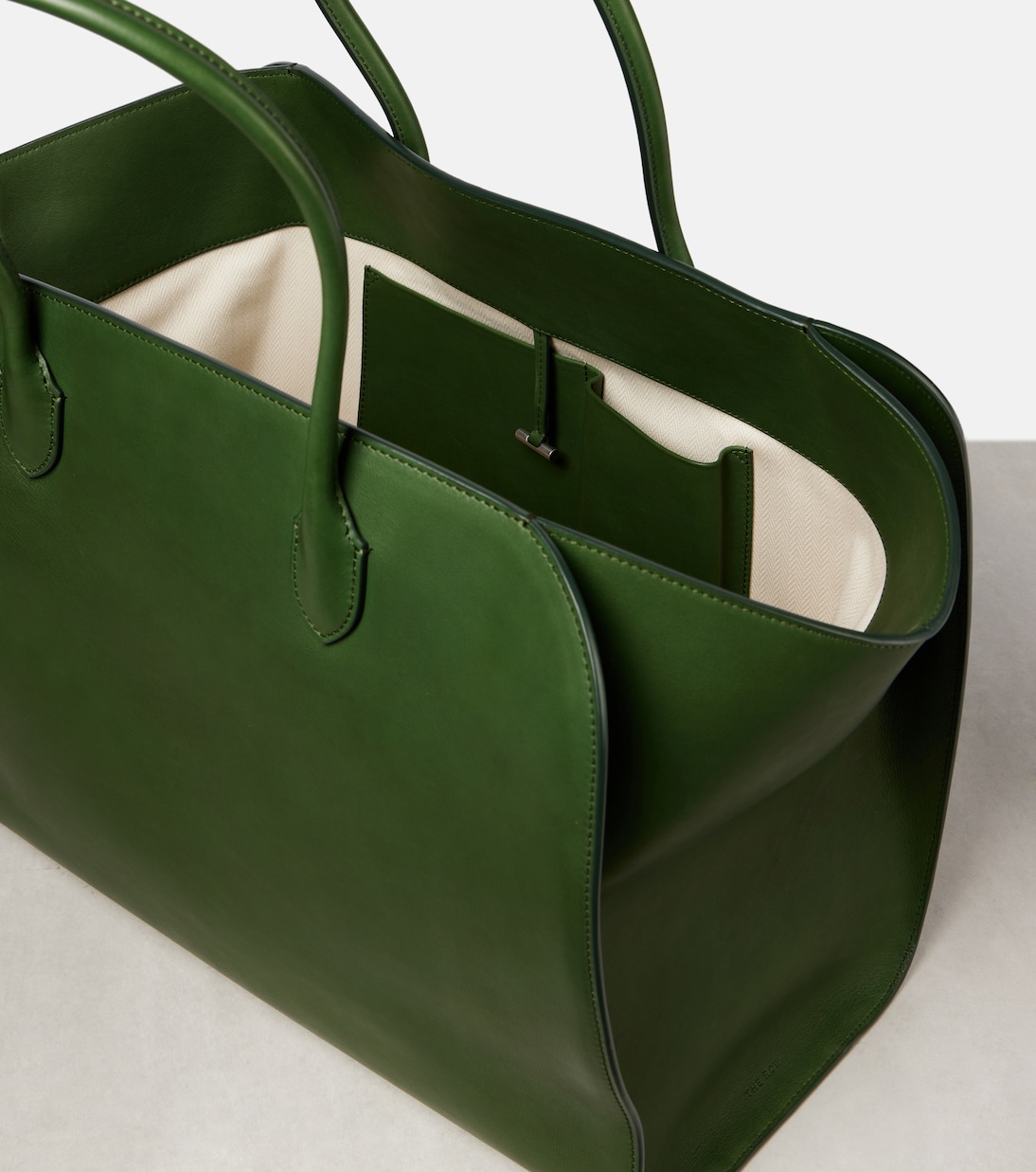 Cabas Marlo Large en cuir | The Row